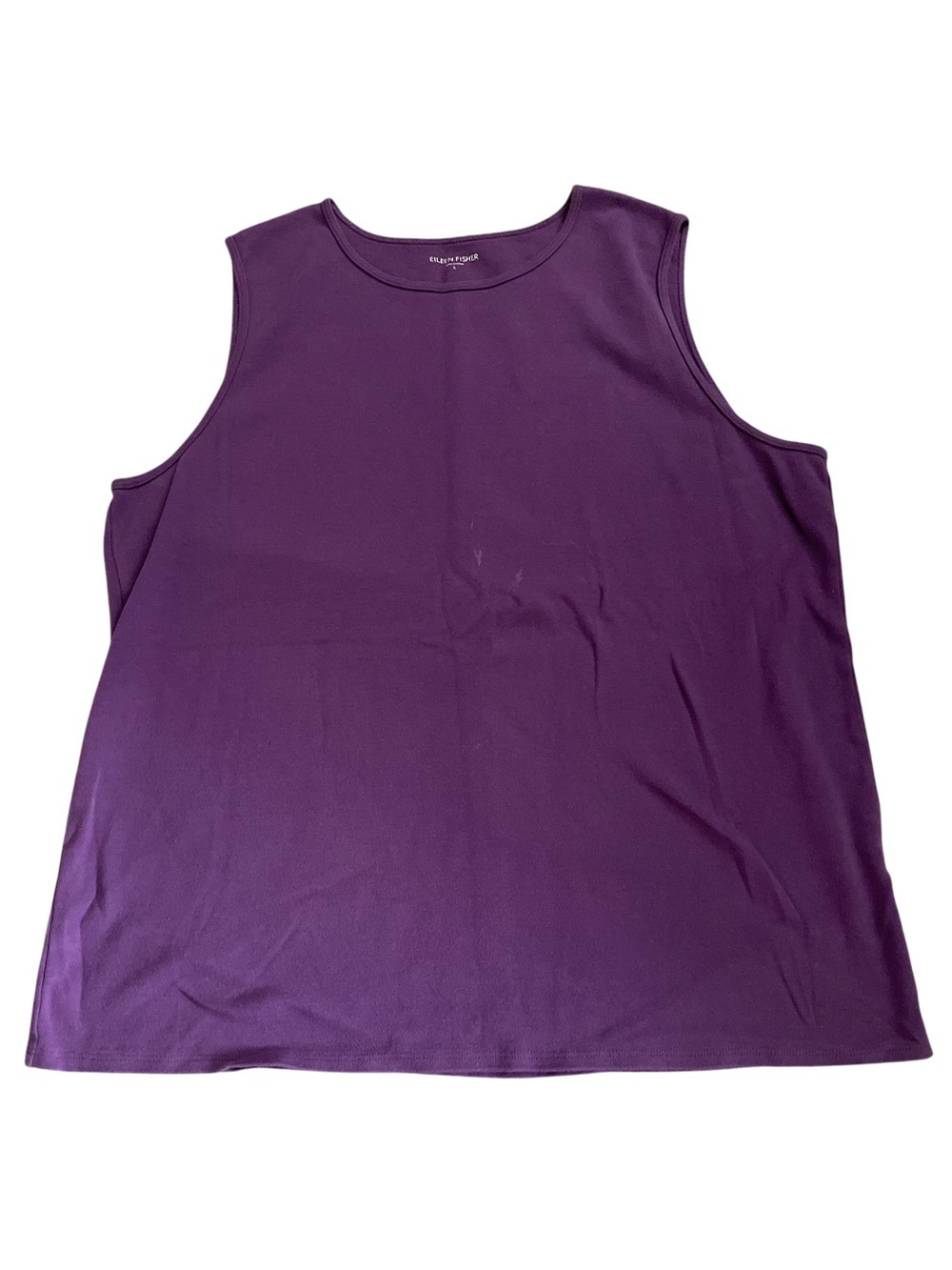 Eileen Fisher Purple Sleeveless Tunic Top